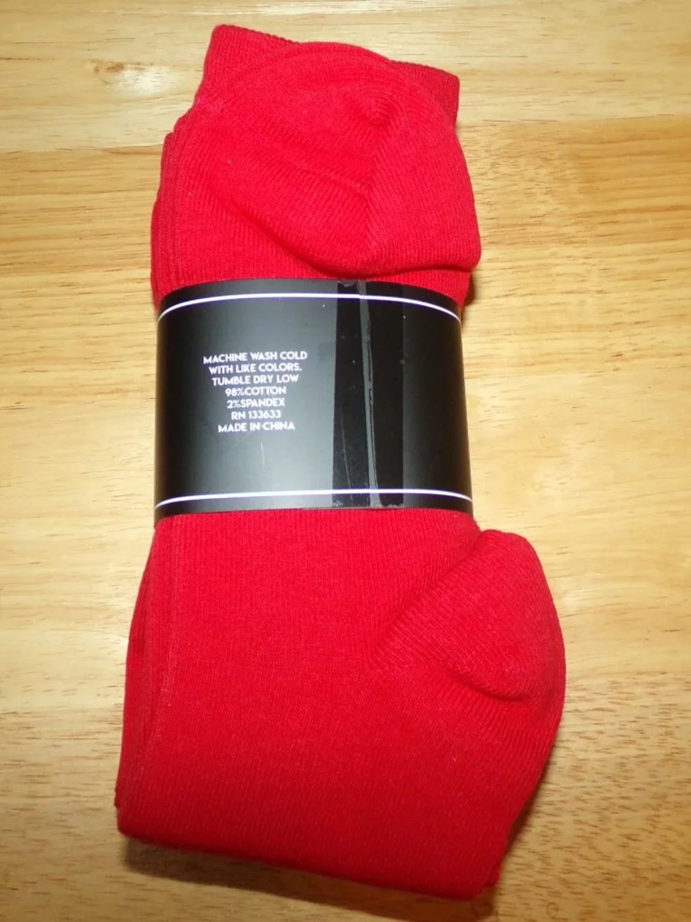 juDanzy Knee High Socks 3 Pairs Red Uniform Soccer School AFO Unisex 10-15 Youth